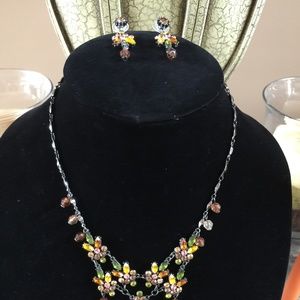 Earring and Necklace set Vintage JS Collections